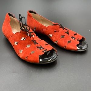 Beautifeel Sandals In Deep Orange 10